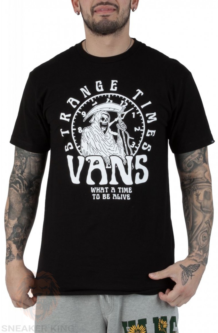 Футболка Vans Strange Time Short Sleeve T-Shirt  VN000040BLK